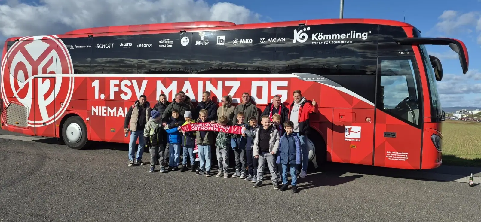 F-Junioren des FSV 03 Osthofen erleben Bundesliga hautnah ⚽